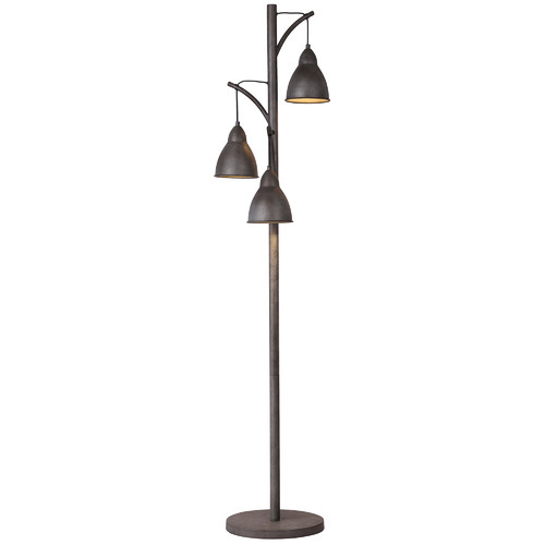 Hampton 3 store light floor lamp